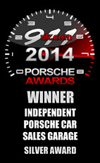 Independent Porsche Car Sales Garage Silver Award 2014
